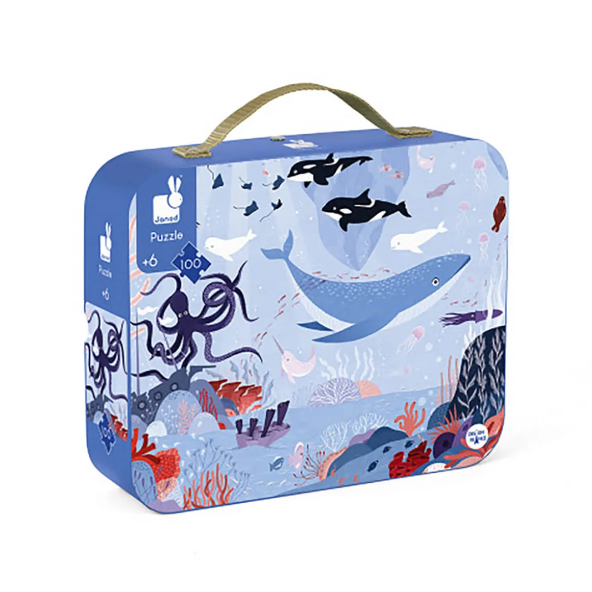 Arctic Ocean 100 Piece Jigsaw Puzzle In Carry Case by Janod