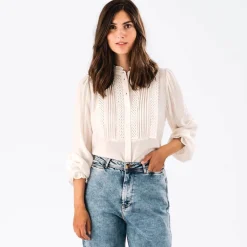 Ariel Shirt in White by Lollys Laundry