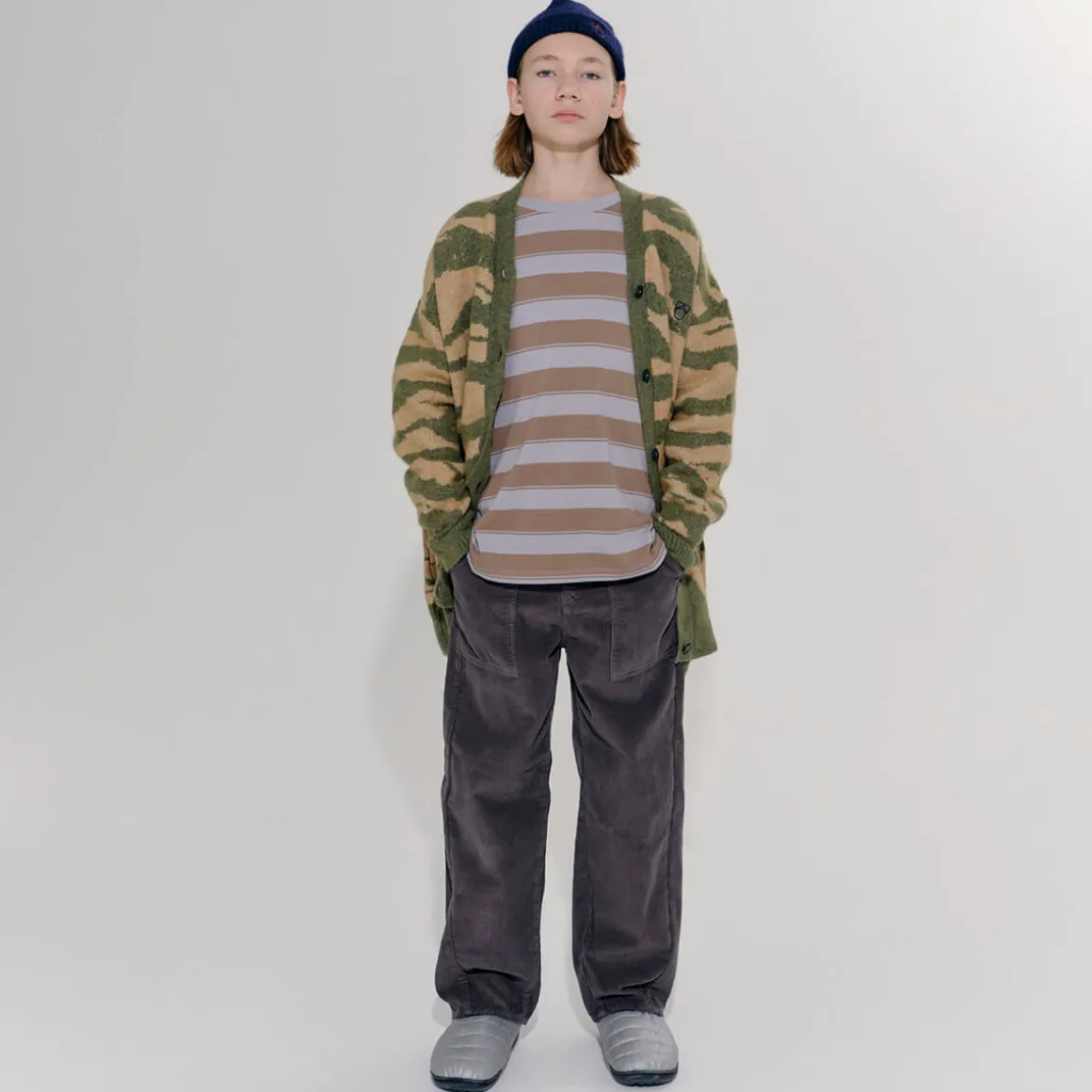 Artist Pant in Plum Kitten Cord by Main Story