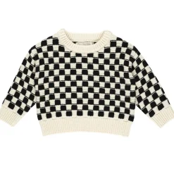 Aspen Sweater in Check by Rylee & Cru