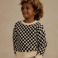 Aspen Sweater in Check by Rylee & Cru