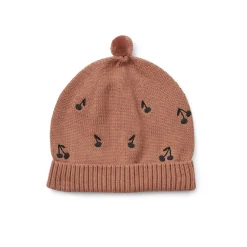 Aster Beanie in Cherries / Dark Rosetta by Liewood