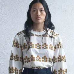 Aster Blouse in Off White by The Tiny Big Sister