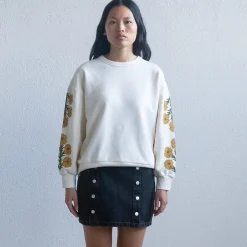 Aster Sweatshirt in Light Cream by The Tiny Big Sister