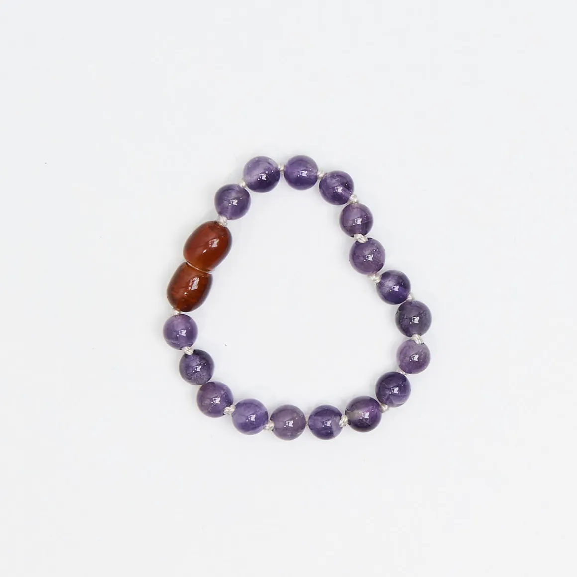Aura Kids Bracelet in Purple Amethyst by Nirrimis