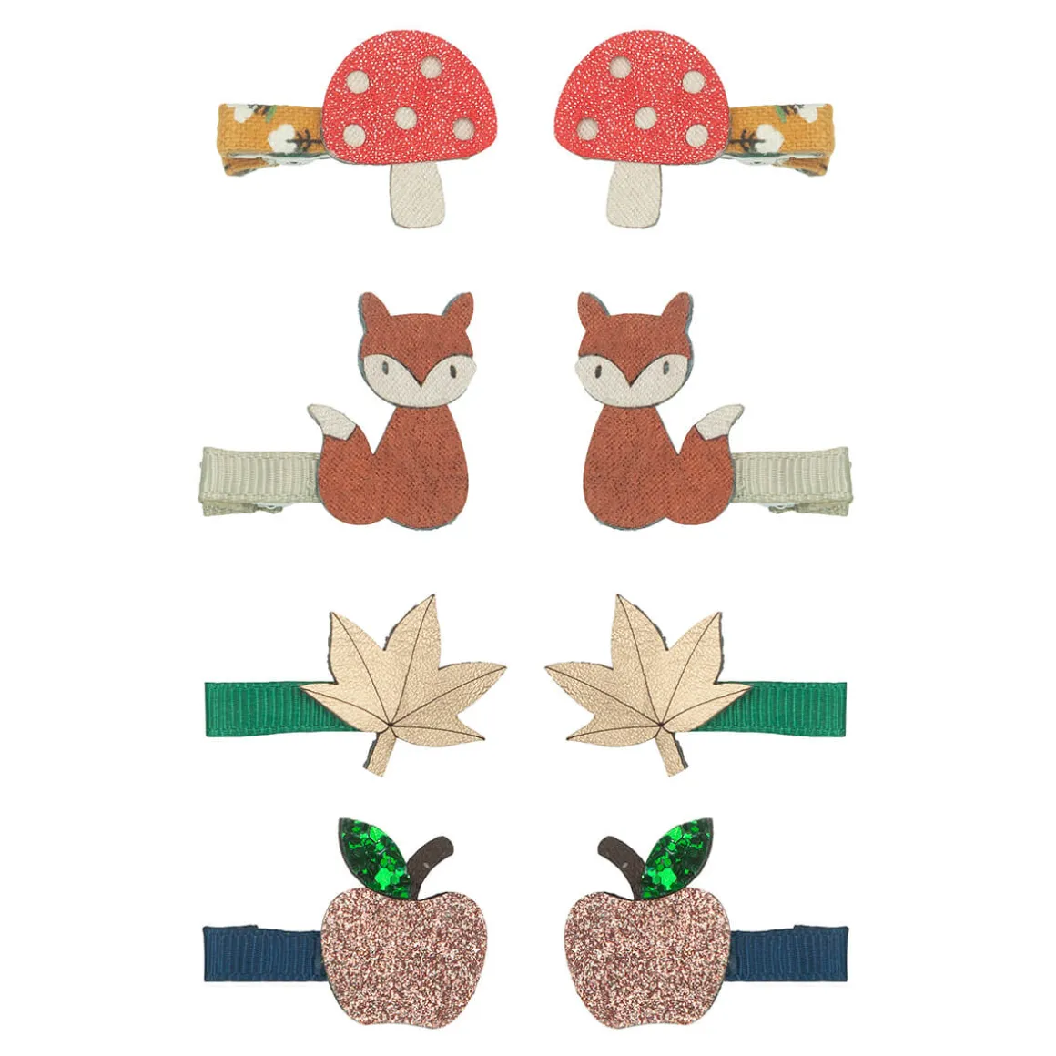 Autumn Forest Mini Hair Clips by Mimi & Lula