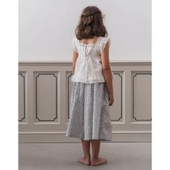 Ava Blouse in White by Little Cotton Clothes - Last Ones In Stock - 4-7 Years