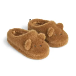 Avaja Bear Slippers in Golden Caramel by Liewood