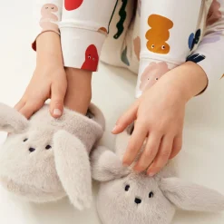 Avaja Rabbit Slippers in Mist by Liewood