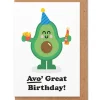 Avo Great Birthday Greetings Card by Studio Boketto