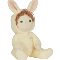 Babbit Bunny Dinky Dinkum Fluffle Family Doll in Buttercream by Olli Ella