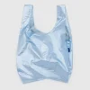 Baby Bag in Metallic Light Blue by Baggu