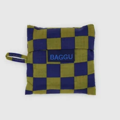 Baby Bag in Pear Navy Check by Baggu