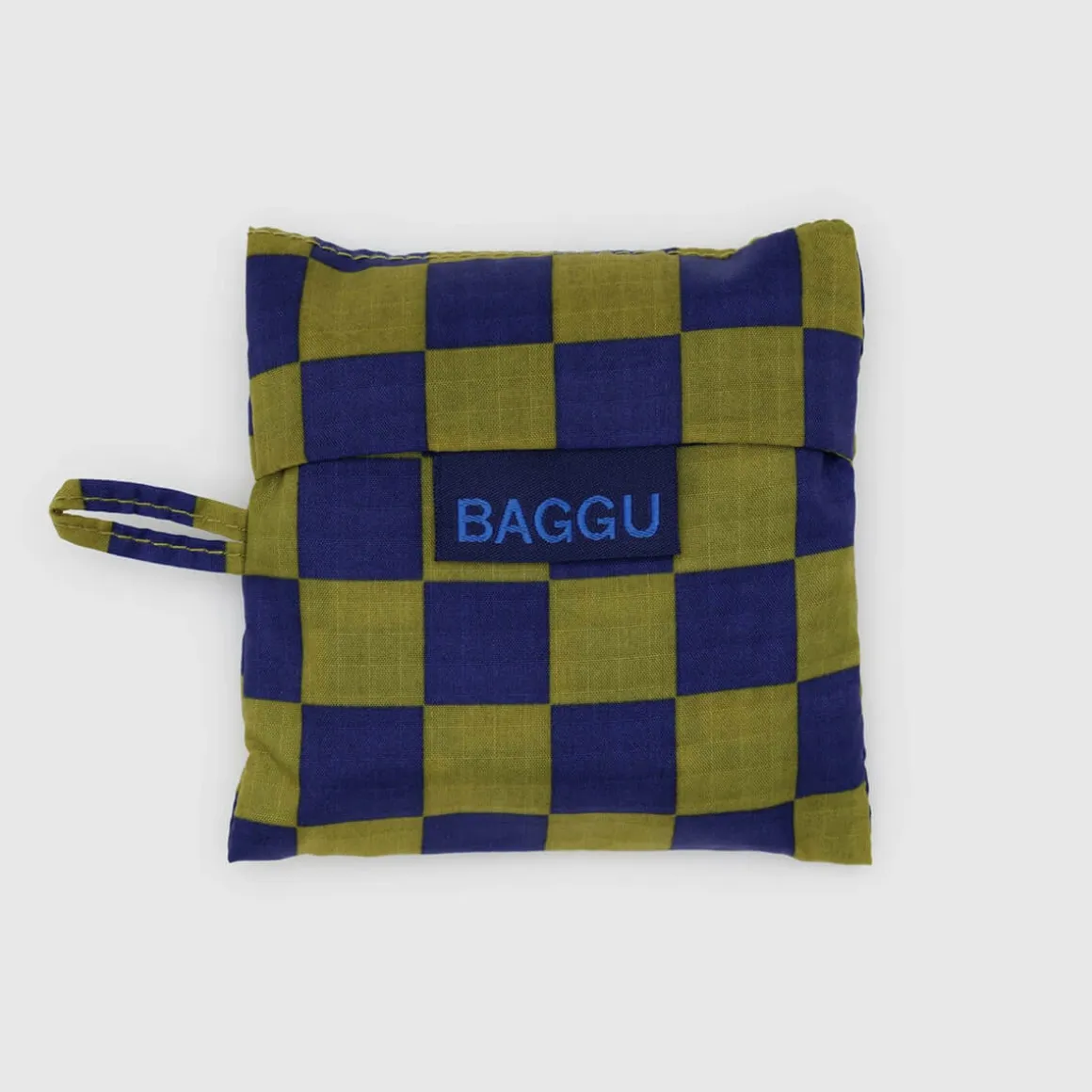 Baby Bag in Pear Navy Check by Baggu