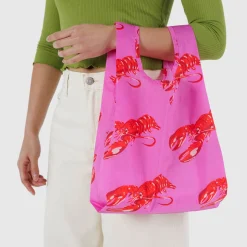 Baby Bag in Pink Lobster by Baggu