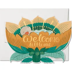 Baby Blossom Greetings Card by Red Cap Cards