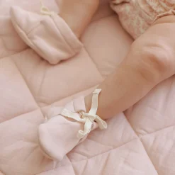 Baby Booties in Bubblegum by Quincy Mae