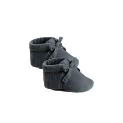 Baby Booties in Indigo by Quincy Mae