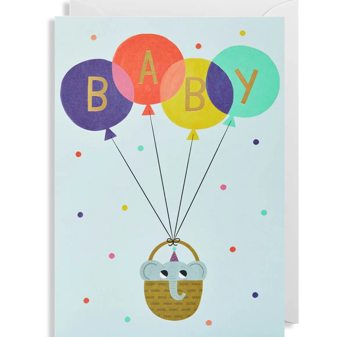 Baby Boy Greetings Card by Allison Black for Lagom Design