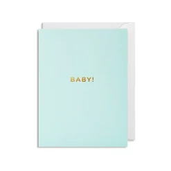 Baby Boy Mini Greetings Card by Cherished for Lagom Design