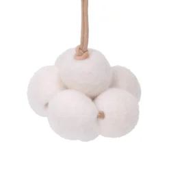 Baby Cloud Baby Gym Toy in White by Loullou