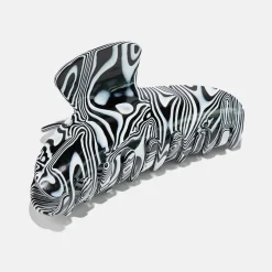 Baby Dolly Hair Claw in Black Marble by Chunks