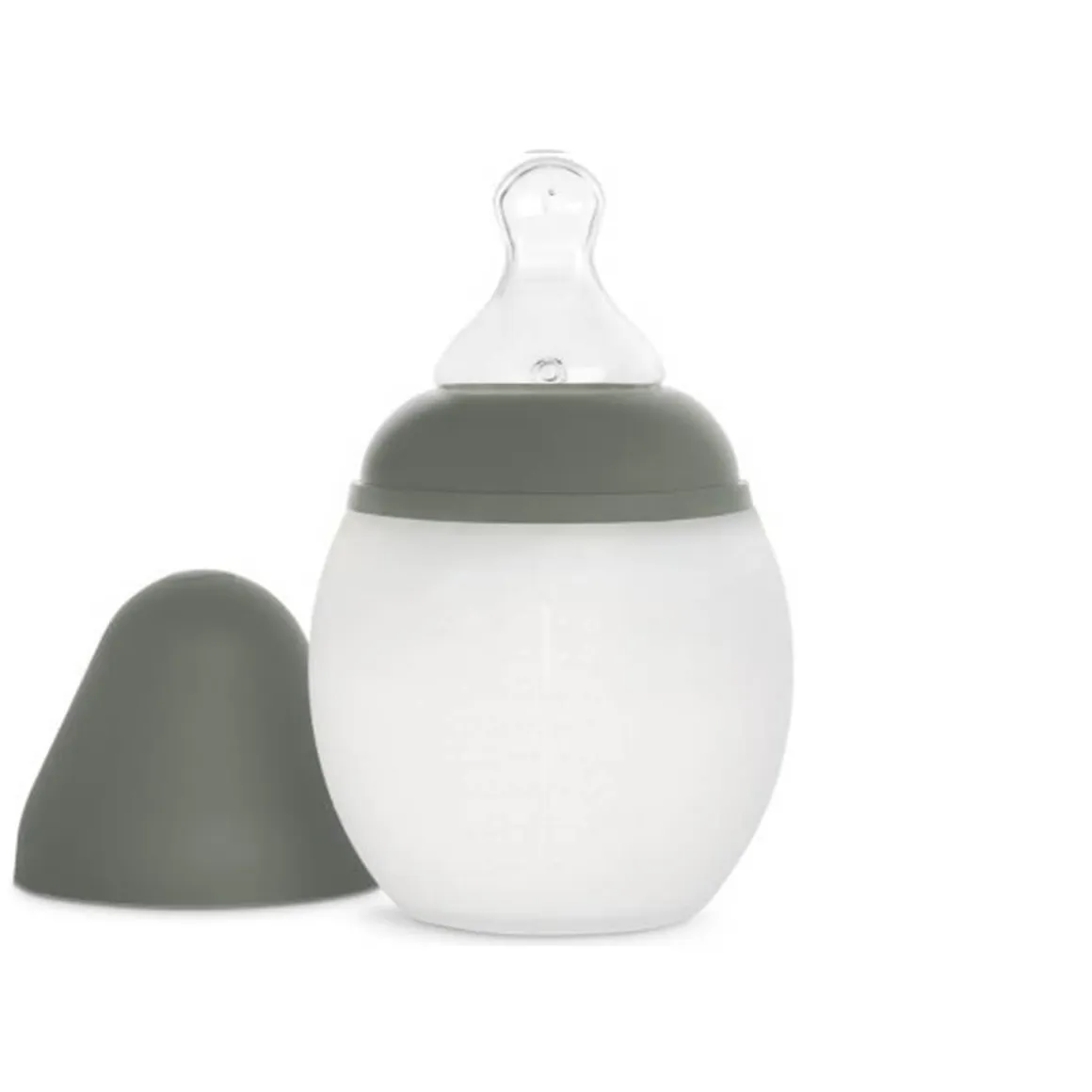 Baby Feeding Bottle 150ml With Teat in Khaki by Élhée