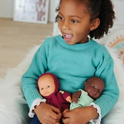 Baby Girl Doll (21cm African) by Miniland