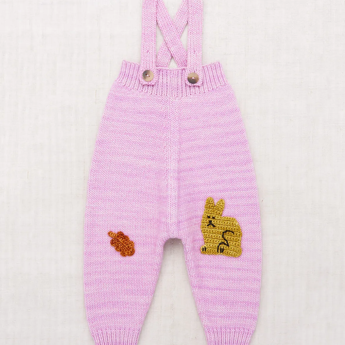 Baby Meadow Overall in Pink Lilac by Misha & Puff - Last One In Stock - 6-12 Months