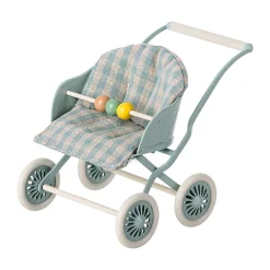 Baby Mice Stroller in Mint by Maileg