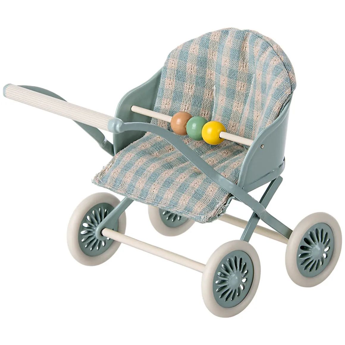 Baby Mice Stroller in Mint by Maileg
