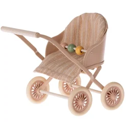 Baby Mice Stroller in Rose by Maileg