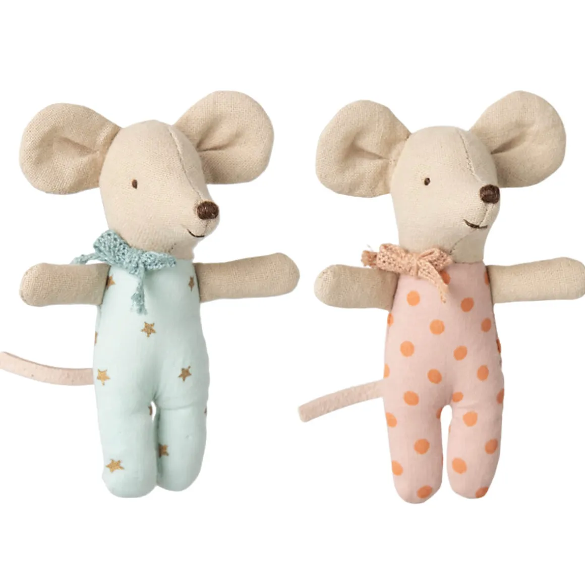 Baby Mice Twins in a Matchbox (Pink & Blue) by Maileg