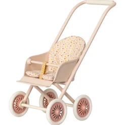 Baby Mouse / Bunny Stroller (Micro) in Powder by Maileg
