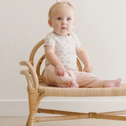 Baby Pant in Bubblegum by Quincy Mae
