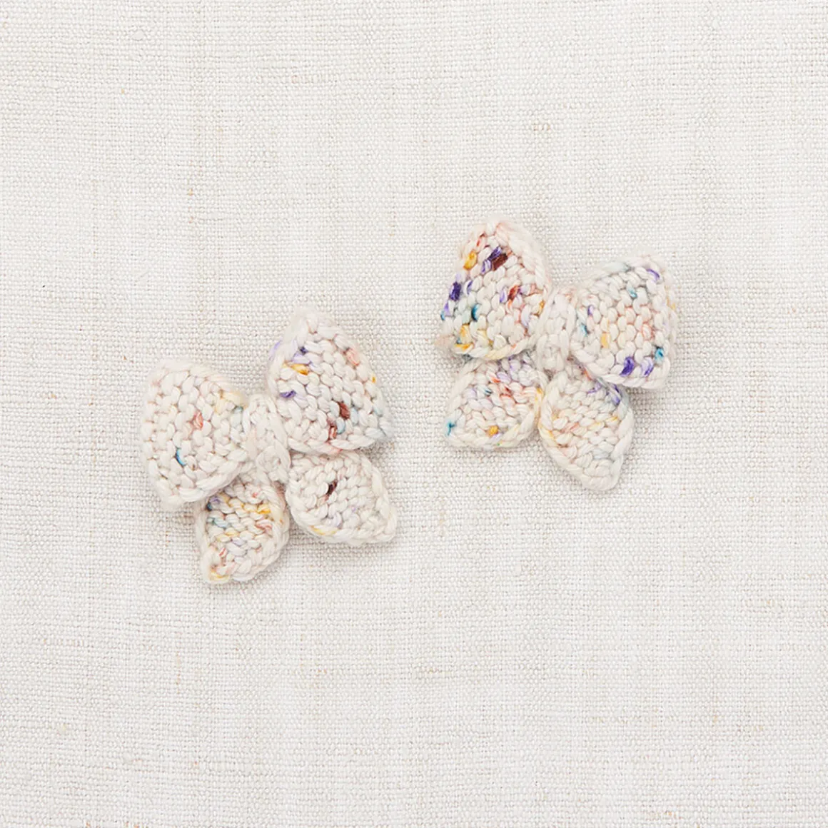 Baby Puff Bow Set in Iris Confetti by Misha & Puff