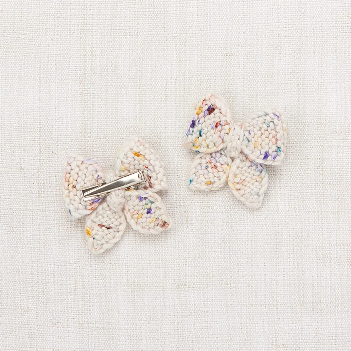 Baby Puff Bow Set in Iris Confetti by Misha & Puff