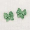 Baby Puff Bow Set in Jadeite by Misha & Puff