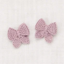 Baby Puff Bow Set in Plum Petal by Misha & Puff