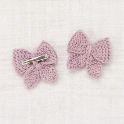 Baby Puff Bow Set in Plum Petal by Misha & Puff