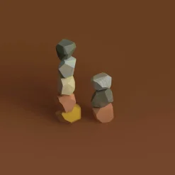 Balancing Stones in Pastel Colours by MinMin Copenhagen