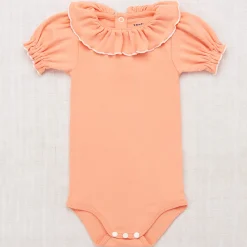 Balloon Sleeve Paloma Onesie in Flamingo by Misha & Puff