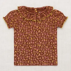 Balloon Sleeve Paloma Tee in Cedar Country Walk by Misha & Puff - Last One In Stock - 8 Years