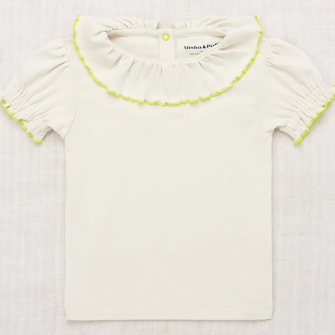 Balloon Sleeve Paloma Tee in Marzipan by Misha & Puff