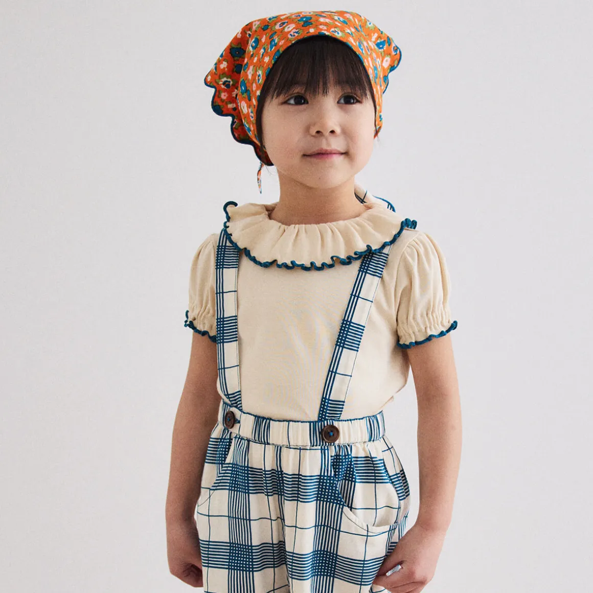 Balloon Sleeve Paloma Tee in String by Misha & Puff