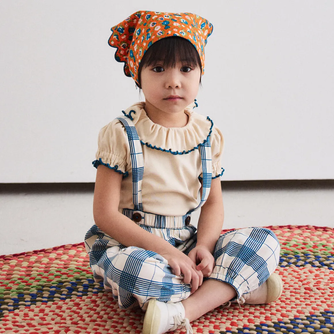 Balloon Sleeve Paloma Tee in String by Misha & Puff