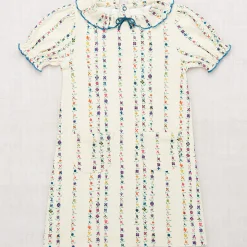 Balloon Sleeve Pattie Dress in String Little Botanica by Misha & Puff