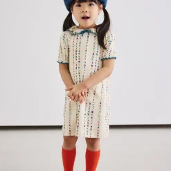 Balloon Sleeve Pattie Dress in String Little Botanica by Misha & Puff