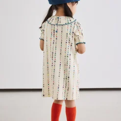 Balloon Sleeve Pattie Dress in String Little Botanica by Misha & Puff
