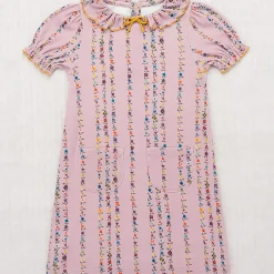 Balloon Sleeve Pattie Dress in Plum Petal Little Botanica by Misha & Puff